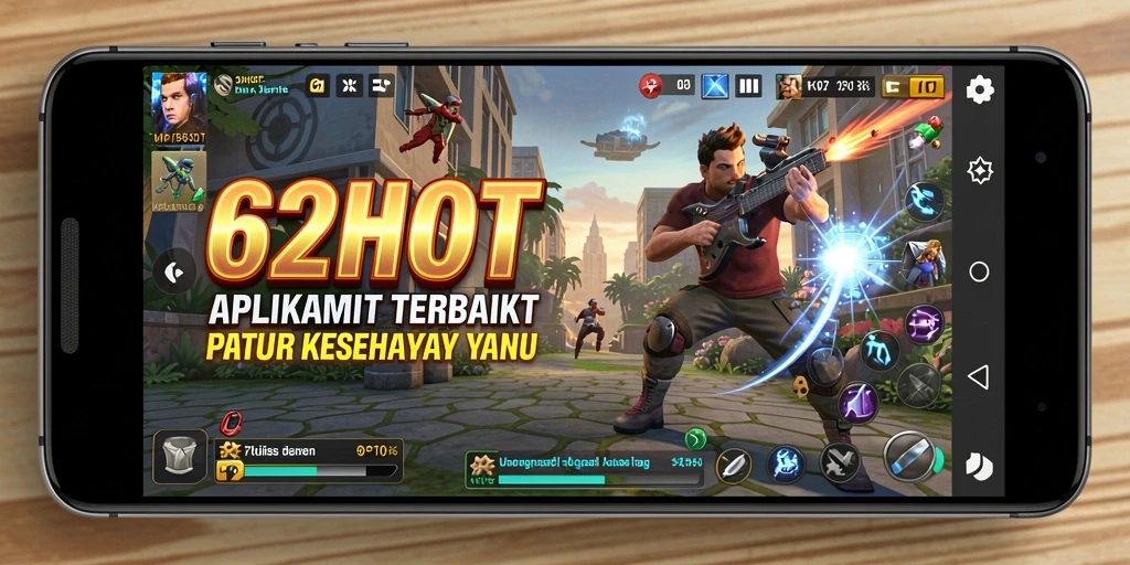 Tampilan antarmuka 62HOT yang sederhana dan fungsional.