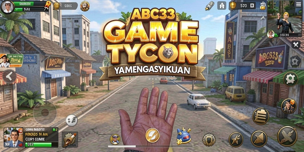 Menampilkan gameplay seru dan strategi dalam mengelola bisnis Tycoon.