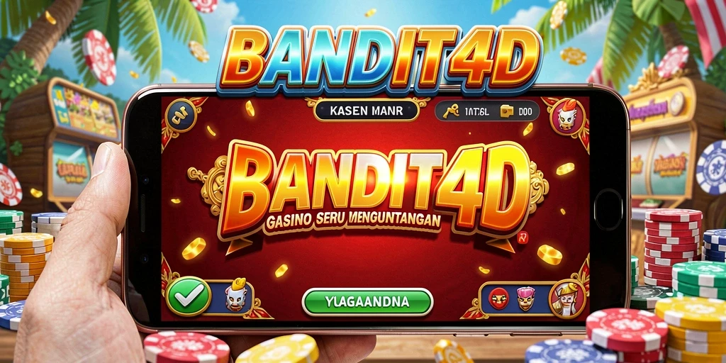 Tampilan menarik dari gameplay kasino di BANDIT4D.