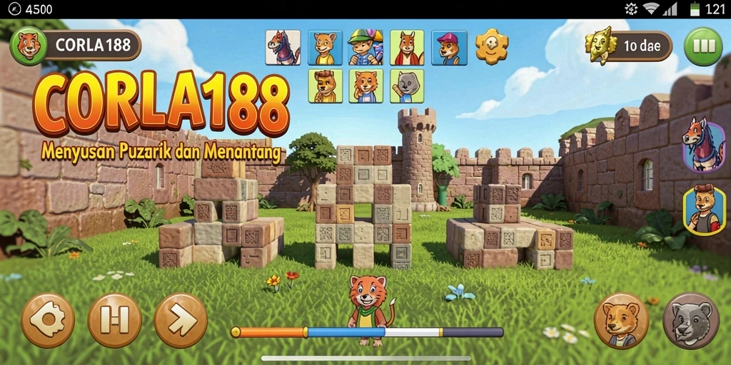 Gameplay menyenangkan CORLA188 dengan serangkaian puzzle yang menantang.