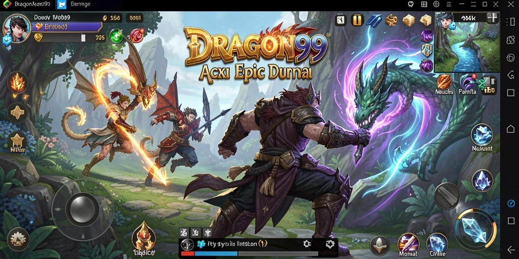 Gameplay seru dan pertarungan epik di DRAGON99.