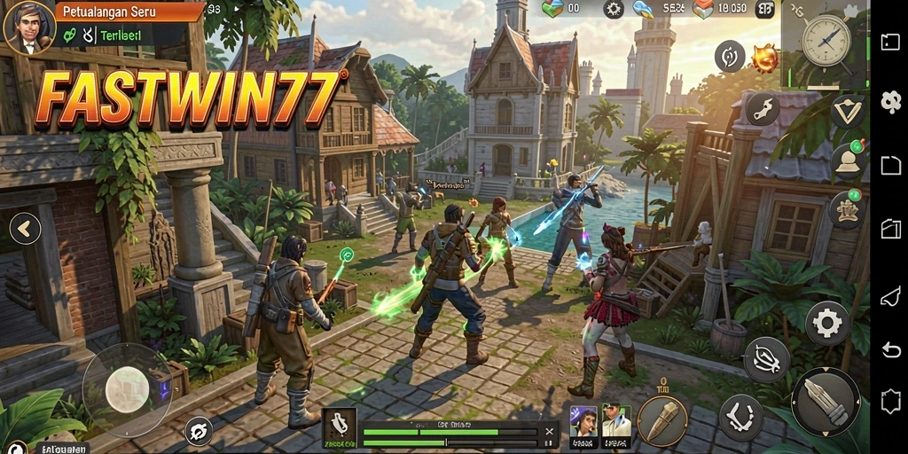 Screenshot gameplay FASTWIN77 yang menampilkan aksi petualangan yang seru.