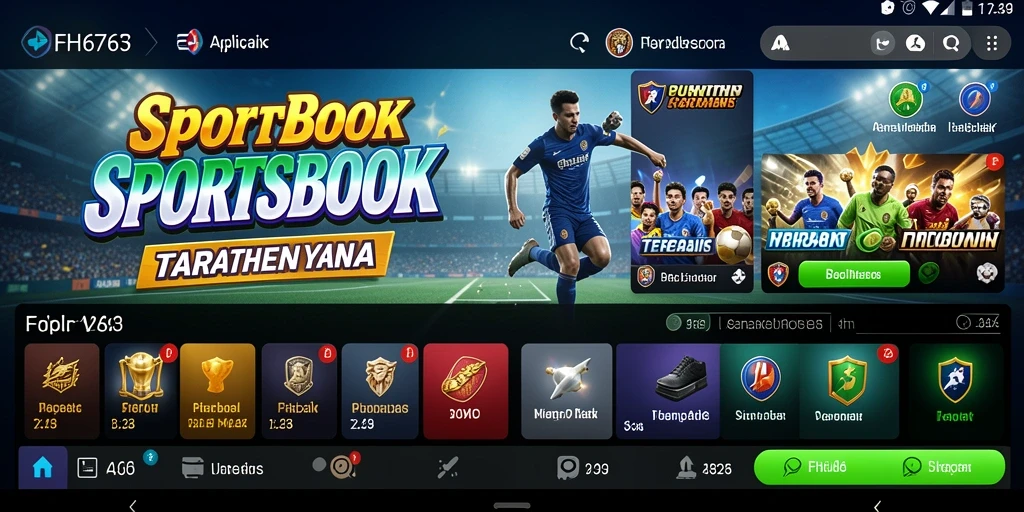 Tampilan gameplay menarik dari aplikasi Sportsbook FH6767.