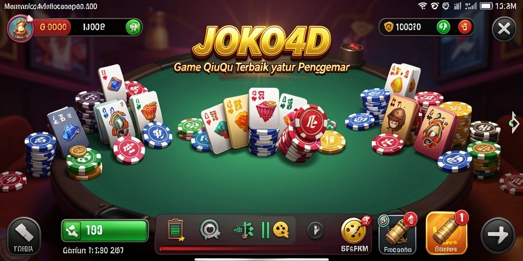 Tampilan gameplay QiuQiu yang seru dan menarik di JOKO4D.