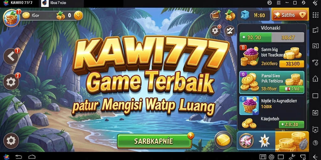 Tampilan gameplay KAWI777 yang mengasyikkan dan penuh warna.
