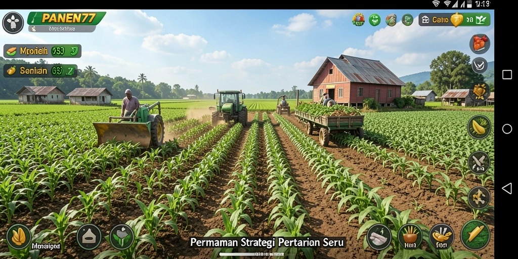 Tampilan gameplay seru dan interaktif dalam PANEN77.