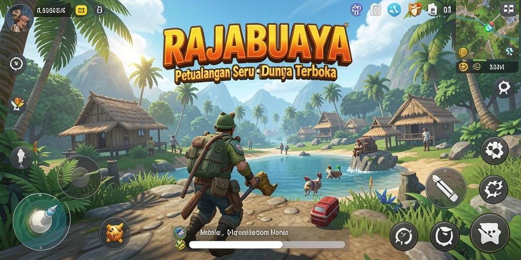 Gameplay seru RAJABUAYA dalam dunia terbuka yang luas.