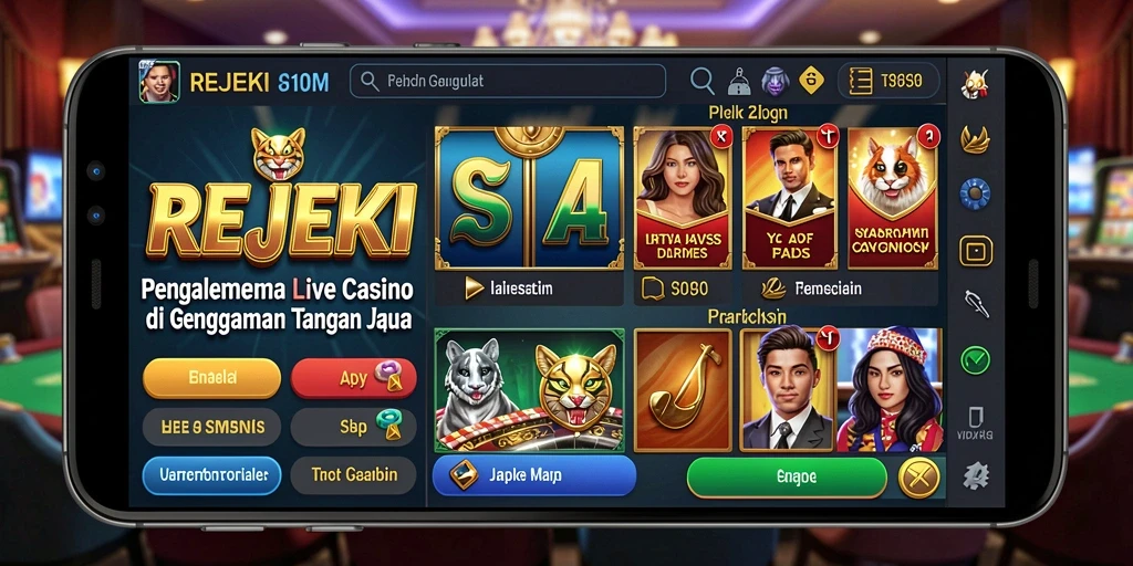Tampilan gameplay Live Casino yang menarik dan interaktif.