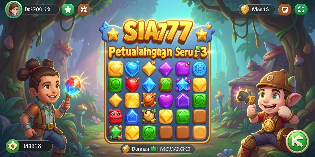Tampilan gameplay SIA777 yang penuh warna dan seru.