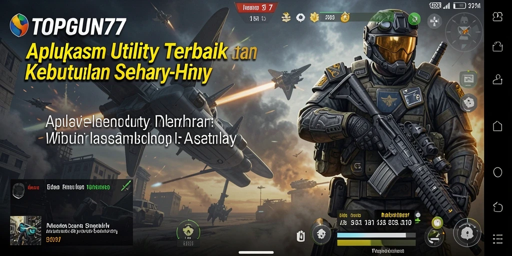 Screenshot utama TOPGUN77 menampilkan fitur pengaturan tugas yang praktis.